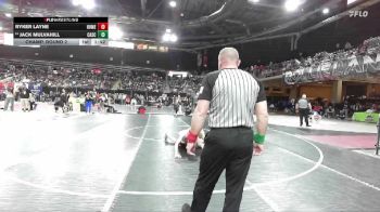 106 lbs Champ. Round 2 - Ryker Layne, Homedale vs Jack Mulvahill, Cascade