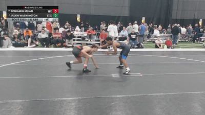 132 lbs Cons. Rd Of 16 - Benjamin Milam, Valhalla Wrestling Club vs Jaden Washington, Beat The Streets Chicago