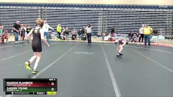 72 lbs Round 1 (6 Team) - Maddox Plambeck, Terps East Coast Elite vs Zaeden Young, Guerrilla WA