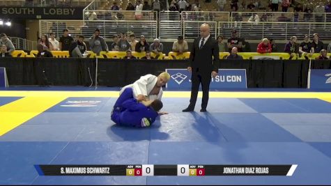 S. Maximus Schwartz vs Jonathan Diaz Rojas 2025 Pan Jiu Jitsu IBJJF Championship