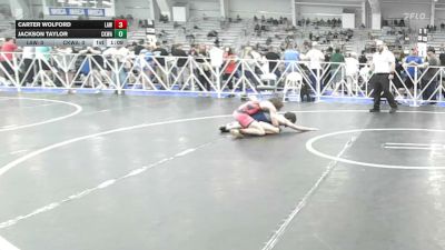 106 lbs Round Of 32 - Carter Wolford, LAW Blue - HSB vs Jackson Taylor, CKWA - HSB