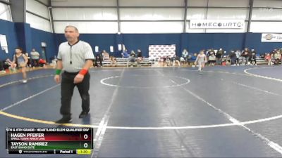 90 lbs Quarterfinal - Tayson Ramirez, East Idaho Elite vs Hagen Pfeifer, Small Town Wrestling