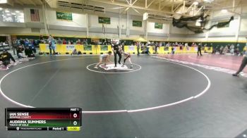 65 lbs Cons. Round 4 - Audrina Summers, Touch Of Gold vs Ian Sense, Bowman County