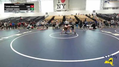 131 lbs Cons. Round 5 - Ryan Cieslinski, Spencerport Jr Rangers Wrestling Club vs Anthony Noboa, Bear Cave Wrestling