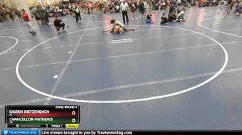 126 lbs Cons. Round 4 - Kaiden Dietzenbach, IA vs Chancellor Mathews, CO