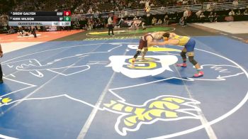 Quarterfinal - Kirk Wilson, North Platte vs Drew Galyen, Norfolk