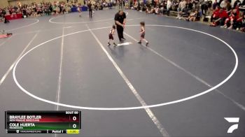 36-40 lbs Cons. Round 3 - Braylee Botler, New Prague Wrestling vs Cole Huerta, Minnesota