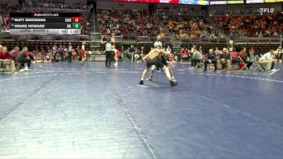 2A-120 lbs Cons. Round 2 - Matt Genobana, Centerville vs Drake Howard, Sergeant Bluff-Luton