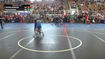 70 lbs Quarterfinal - Talon Gordon, Medina vs Cooper Morrison, Court House Cobras