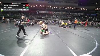 152 lbs Consi Of 8 #2 - Justin Kedzierawski, Unattached vs Kyle Ward, Olympic