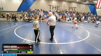 125 lbs Cons. Round 3 - Haedyn Herren, Grantsville Wrestling Club vs Pepper Streight, Uintah