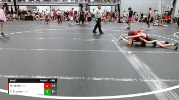 106 lbs Finals (2 Team) - Will Yordy, Gettysburg vs Christian Stocker, Este Built Underground