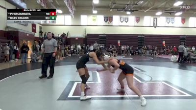 120 lbs Cons. Round 2 - Piper Zamastil, Prairie, Cedar Rapids vs Kiley Collins, West Liberty