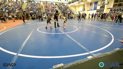 61 lbs Round Of 16 - Kruz Means, Salina Wrestling Club vs Shepherd Cox, Coweta Tiger Wrestling