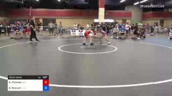 75 lbs Consolation - Alexa Thomas, Ringers Wrestling Club vs Arianna Manuel, Michigan Revolution Wrestling Club