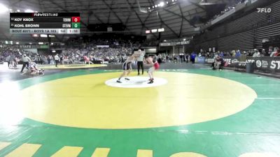 Boys 1A 165 lbs Champ. Round 1 - Kohl Brown, Stevenson vs Koy Knox, Tenino