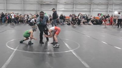64 lbs Round 1 (4 Team) - Milan Bassiri, Capital City WC vs Abel McRee, Contenders WA Green