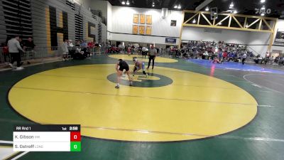 125E lbs Rr Rnd 1 - Kyle Gibson, Vmi vs Sawyer Ostroff, Long Island