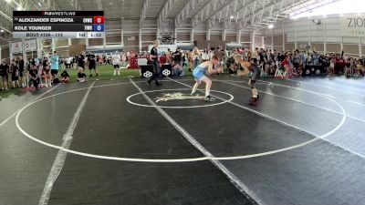 113 lbs Cons. Round 5 - Alekzander Espinoza, Coachella Valley Wrestling Club vs Kole Younger, Team Idaho Wrestling Club