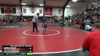 Quarterfinal - Jaiden Warosh, Fort Madison Wrestling Club vs Gattlin Anderson, Keokuk Kids Wrestling Club