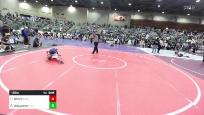 137 lbs Consi Of 8 #2 - Hollis Sharp, Elko WC vs Paxton Waggoner, North Country WC