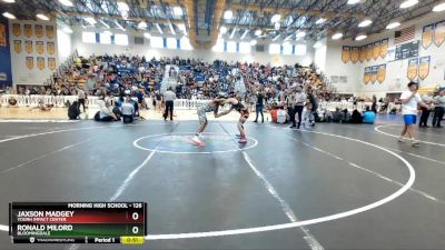 126 lbs Cons. Round 2 - Ronald Milord, Bloomingdale vs Jaxson Madgey, Yourh Impact Center