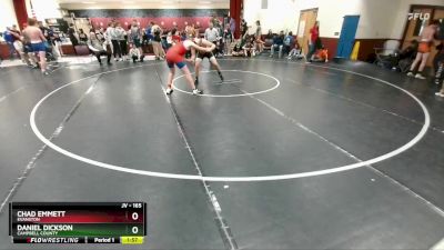 165 lbs Cons. Round 1 - Chad Emmett, Evanston vs Daniel Dickson, Campbell County
