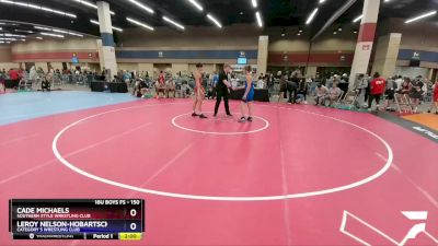 150 lbs Cons. Round 3 - Cade Michaels, Southern Style Wrestling Club vs Leroy Nelson-Hobartsch, Category 5 Wrestling Club