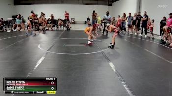 60 lbs Round 5 (8 Team) - Kolby Pitzen, Backyard Brawlers vs Sadie Sweat, Journeymen Red