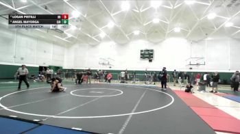 144 lbs 5th Place Match - Logan Pistilli, Huntington Beach vs Angel Mayorga, St John Bosco