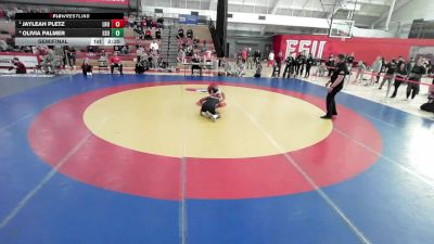 117 lbs Semifinal - Jayleah Pletz, Lock Haven University vs Olivia Palmer, East Stroudsburg University