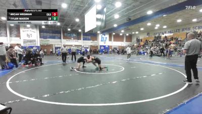 126 lbs Semifinal - Micah Wegman, Calabasas vs Tyler Mason, La Mirada