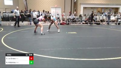 123 lbs Consolation - Savina La Grass, Hillcrest vs Nahenahe Kalamau, Too Much Mana