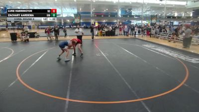 138 lbs Cons. Round 8 - Zachary Aardema, Unattached vs Luke Harrington, Wrestling University