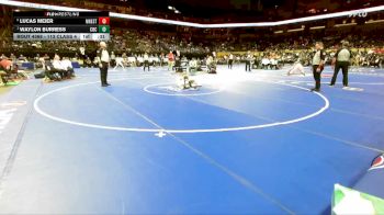 113 Class 4 lbs 3rd Place Match - Lucas Meier, Northwest vs Waylon Burress, Christian Brothers College