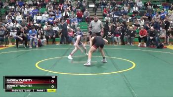 106 lbs Champ. Round 2 - Andrew Cassetty, Lake (uniontown) vs Bennett Wachter, Elyria