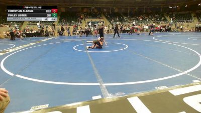 60 lbs Consolation - Christian Albanil, Checotah Matcats vs Finley Lister, Coweta Tiger Wrestling