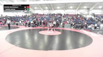 132 lbs Champ. Round 1 - Jaeden Anton, Bishop Kelly vs Porter MacDonald, Maple Mountain