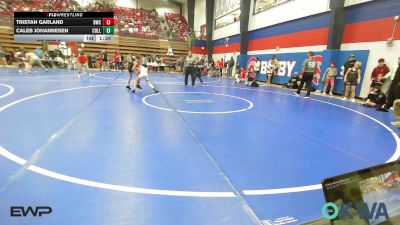 64-67 lbs Rr Rnd 3 - Tristan Garland, Berryhill Wrestling Club vs Caleb Johannesen, Collinsville Cardinal Youth Wrestling