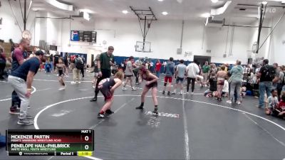 115/125 Round 3 - McKenzie Partin, Mighty Warriors Wrestling Acad vs Penelope Hall-Philbrick, White Knoll Youth Wrestling