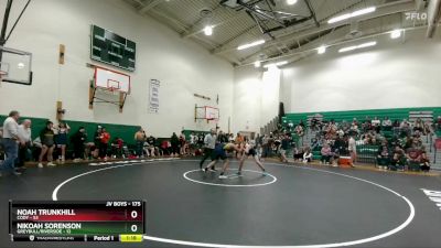 175 lbs Round 2 - Noah Trunkhill, Cody vs Nikoah Sorenson, Greybull/Riverside