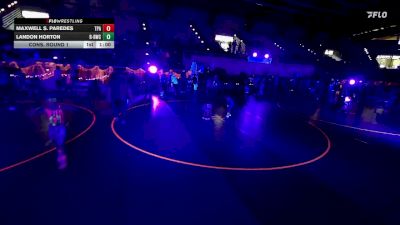 58-62 lbs Cons. Round 1 - Landon Horton, RWC - Roy Wrestling Club vs Maxwell S. Paredes, Team Pride Academy