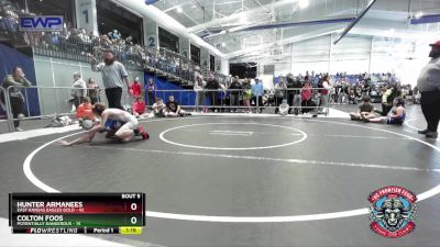 88 lbs Round 3 (4 Team) - Hunter Armanees, East Kansas Eagles Gold vs Colton Foos, Potentially Dangerous