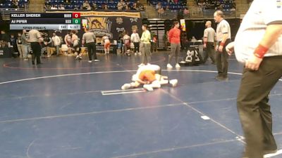95 lbs Semifinal - Keller Sherer, Manheim Central vs AJ Pifer, Kiski Area