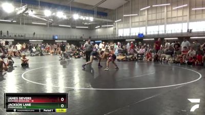 126 lbs Placement Matches (16 Team) - James Sievers, Backyard Brawlers vs Jackson Lane, StrongHouse