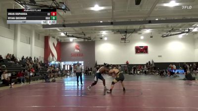 197 lbs Cons. Semis (16 Team) - Ryan George, Santa Rosa Junior College vs Zeus Esparza, Chabot College