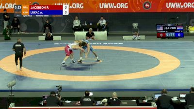 87 kg Rd Of 16 - Payton Jacobson, USA vs Antonio Lukac, CRO