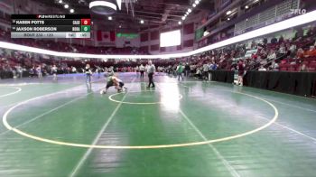 120 lbs Cons. Round 2 - Kasen Potts, Caldwell vs Jaxson Roberson, Borah