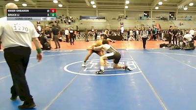 138 lbs Consolation - Riker Ohearon, UT vs Bruce Li, FL