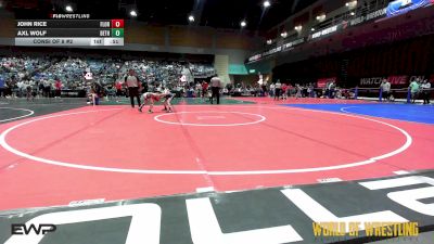 64 lbs Consi Of 8 #2 - John Rice, Florida Elite Wrestling vs Axl Wolf, Dethrone